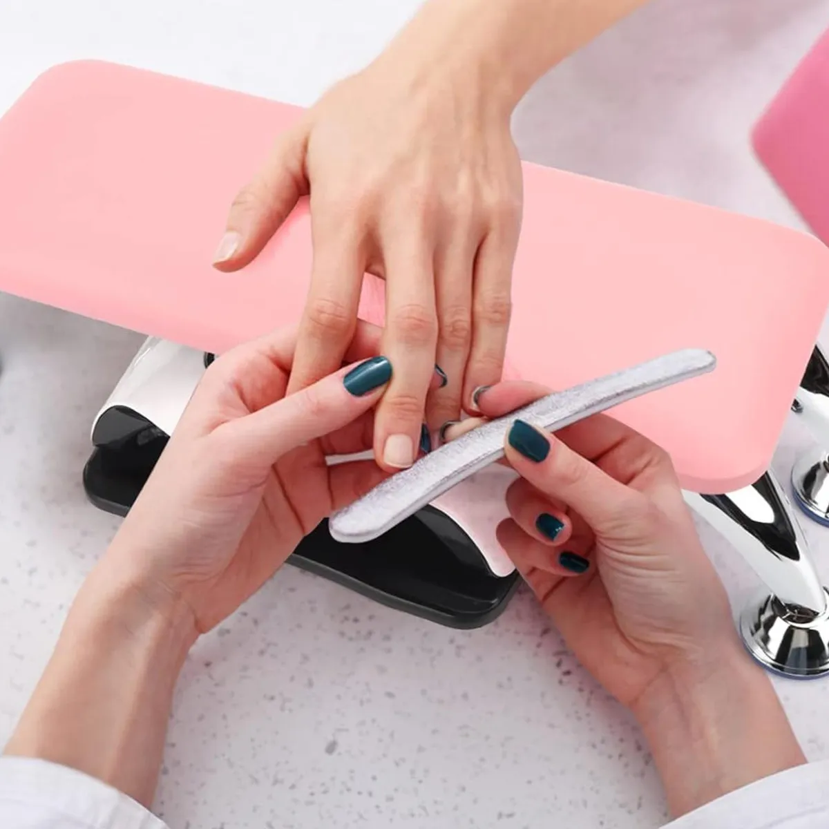ATURE - Almohada De Manos Manicura Con Soporte Desmontable
