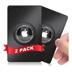 GENERICO - Funda Tarjeta Porta Airtag Para Billetera 2 Pack
