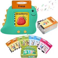 LUKOVEE - Juguetes Aprendizaje Español-inglés Para Niños 224 Palabras