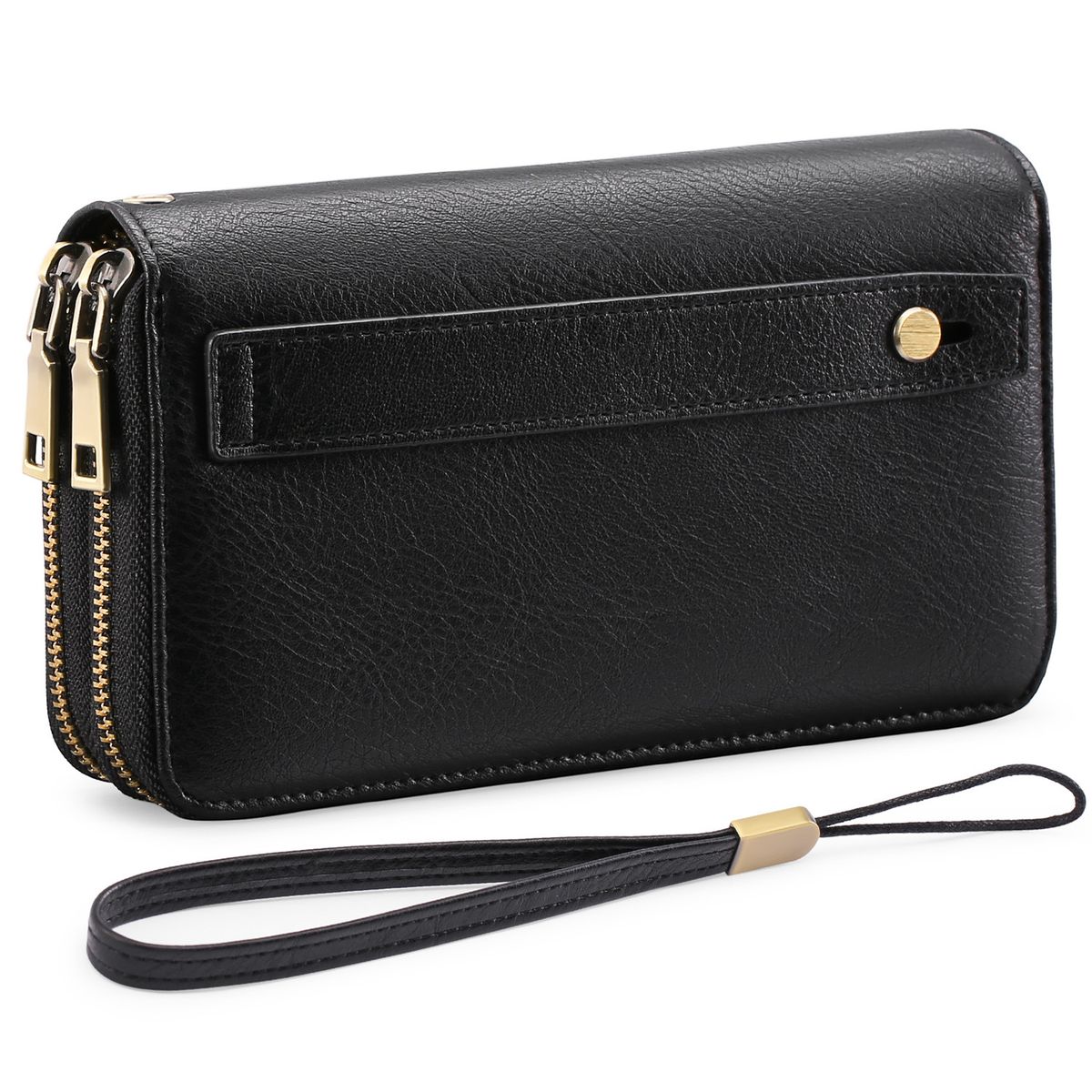SLOWTON - Cartera De Mujer Rfid Bloqueo Billetero Doble Gran Capacidad
