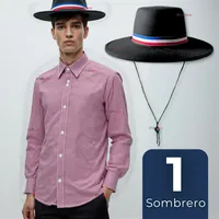 Sombrero Huaso Ajustable Elegante Fiestas Patrias