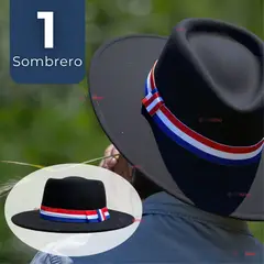 UTILISIMO - Sombrero Huaso Con Lazo Elegante Fiestas Patrias