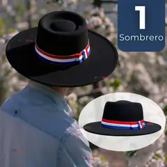 UTILISIMO - Sombrero Huaso Con Lazo Elegante Fiestas Patrias