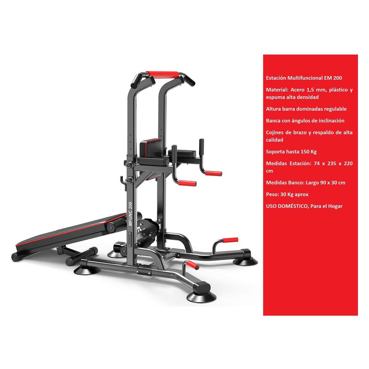 BODYTRAINER - Estación Multifuncional Bodytrainer Em 200