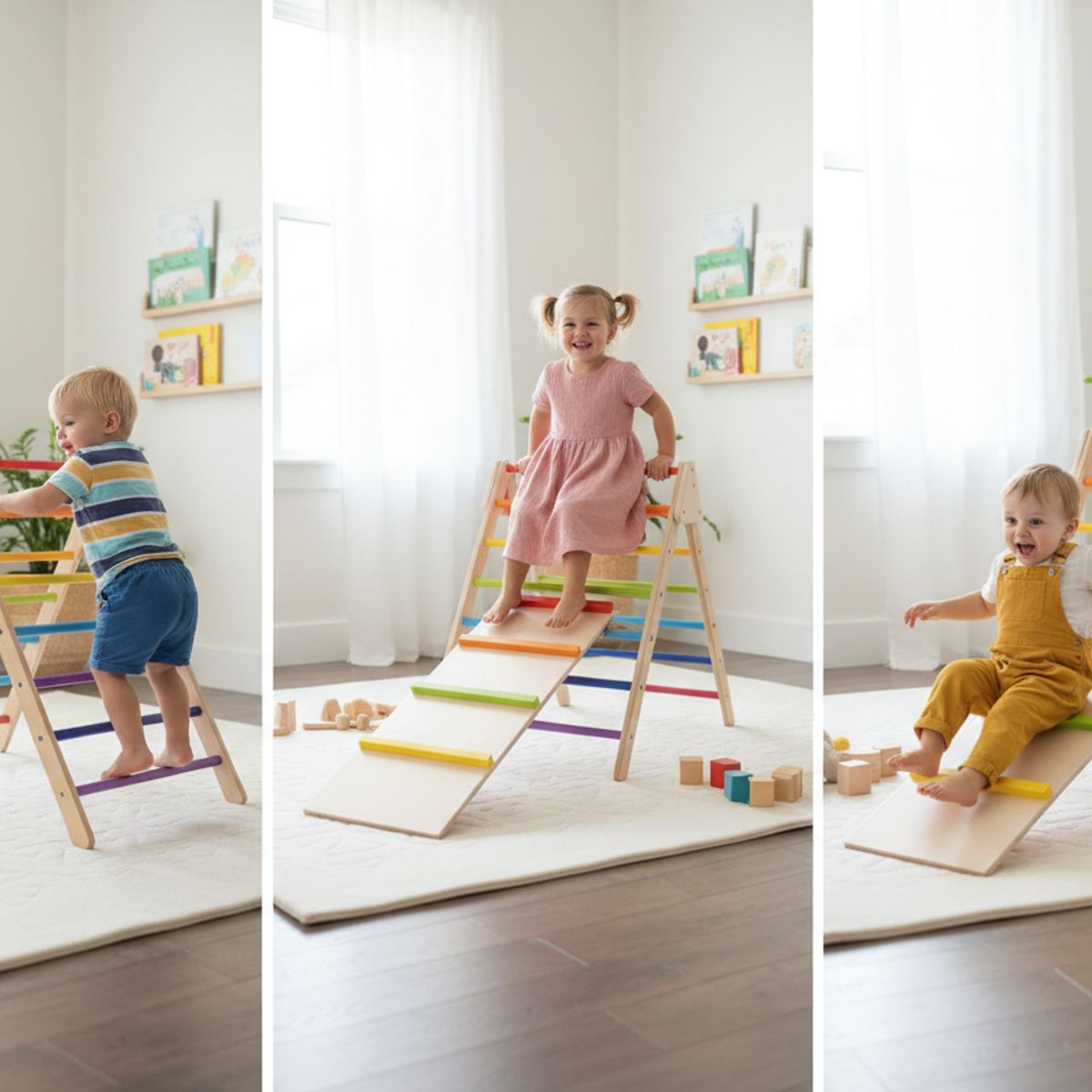 JUGUETERIA ESTELAR - Triangulo Pikler Colores