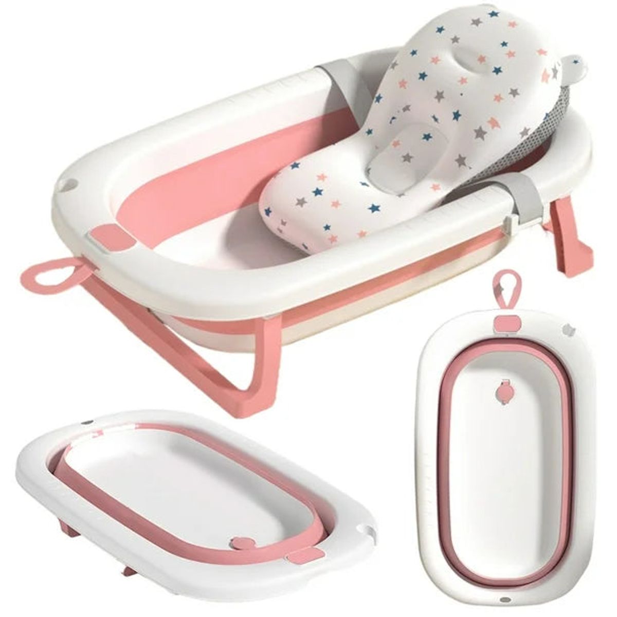 JUGUETERIA ESTELAR - Bañera Plegable Infantil Rosa