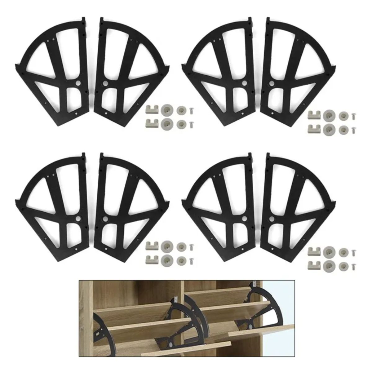 KINDA NICE - Accesorios Para Zapateros Estante Para Zapatos Flip Rack