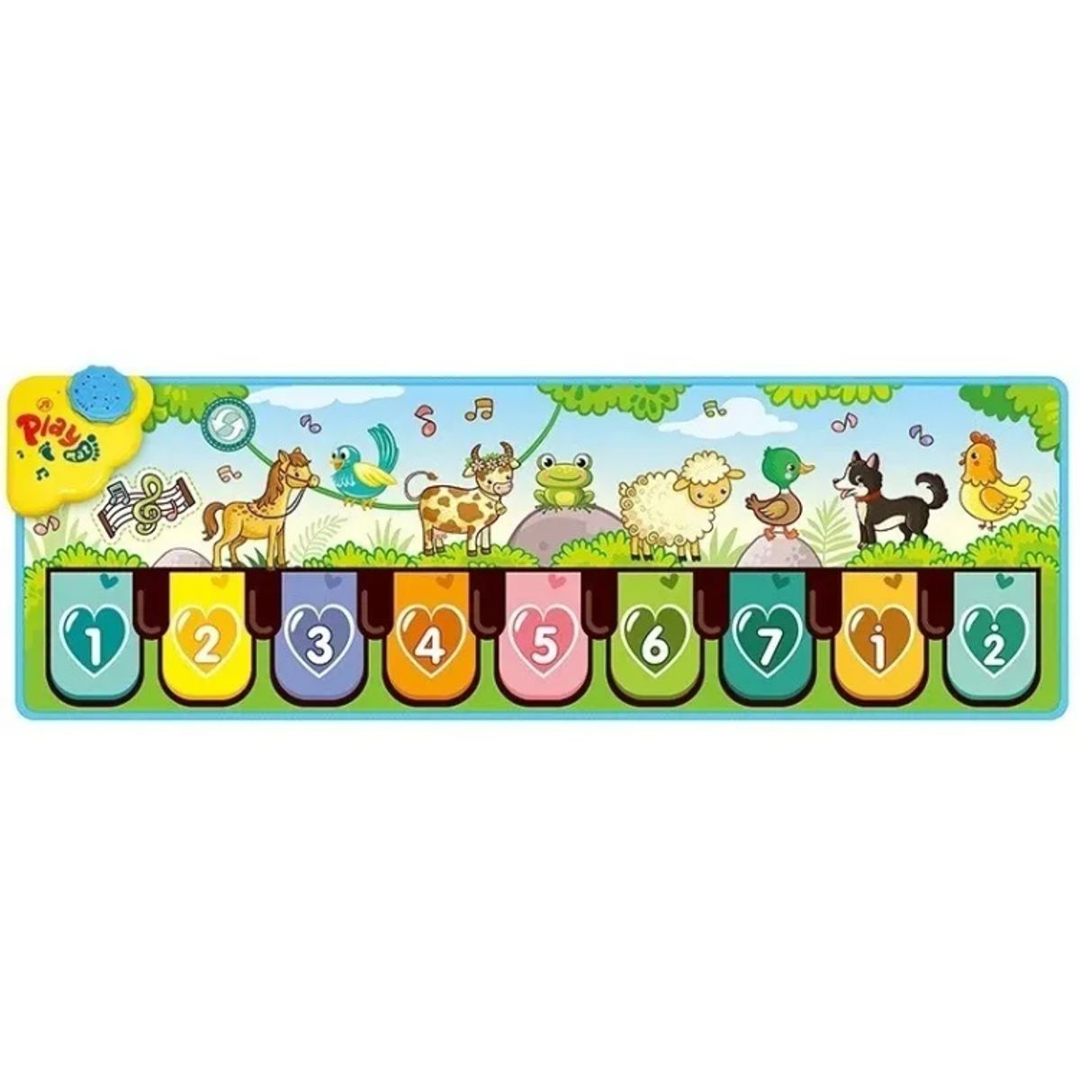 GENERICO - Alfombrilla Piano Musical Para Niños Animales Juego Musical