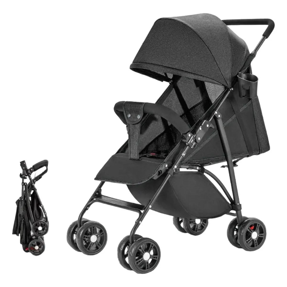 JUGUETERIA ESTELAR - Coche Plegable Negro