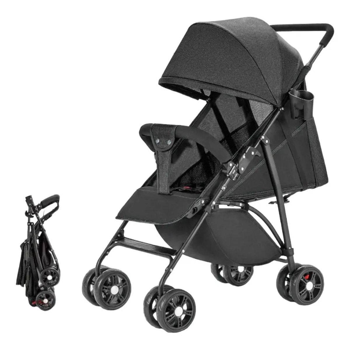 JUGUETERIA ESTELAR - Coche Plegable Negro