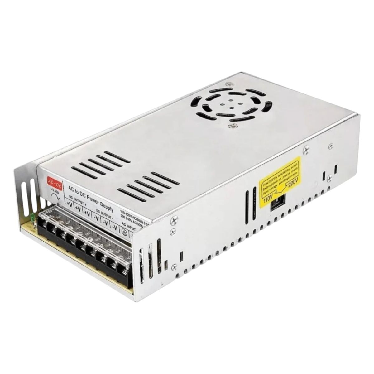 WANT - 2 Fuentes De Poder 12V 33A 400W IP20 con Ventilador