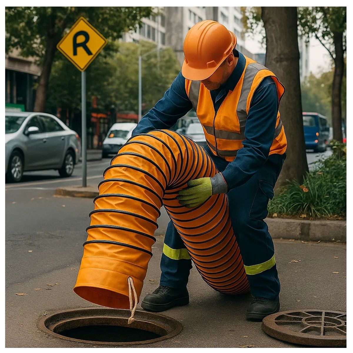 GENERICO - Ducto Flexible Extractor Tubo Ventilacion 12 Pulgadas 10mts
