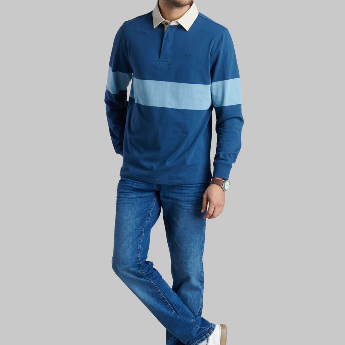 FEROUCH - Polera Newark Gris Ferouch