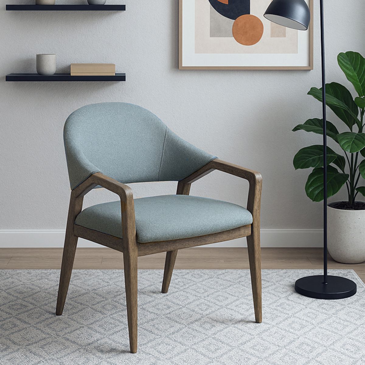 MSA MUEBLES SANTA ANA - Sitial Poltrona Blue Drag