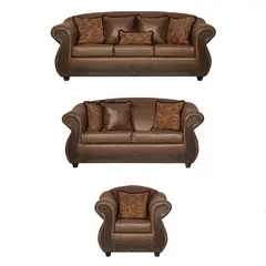 BLACK FACTORY - Juego de Living 3 2 1 Estambul Terracota