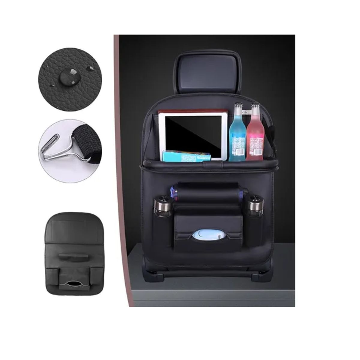 GENERICO - Organizador De Asiento De Respaldo Auto Bolsa Para Respaldo