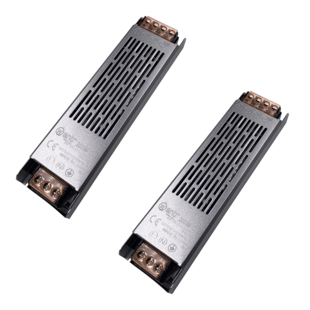 WANT - 2 Fuentes de Poder 12V 16.7A 200W MQ Compacta
