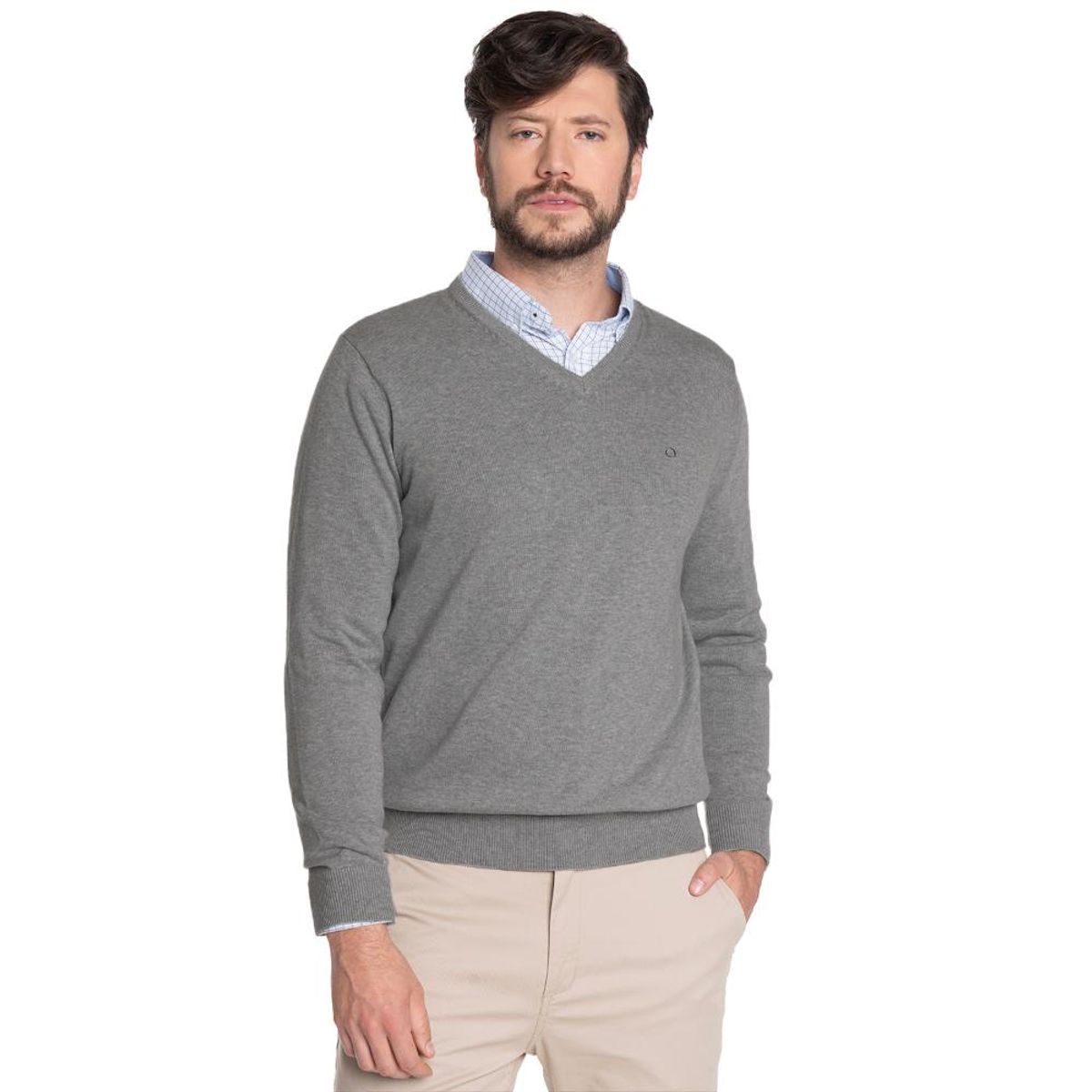 POTROS - SWEATER HOMBRE CUELLO V VENECIA