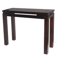 MESA DE ARRIMO FLORENCIA COLOR MADERA CHOCOLATE