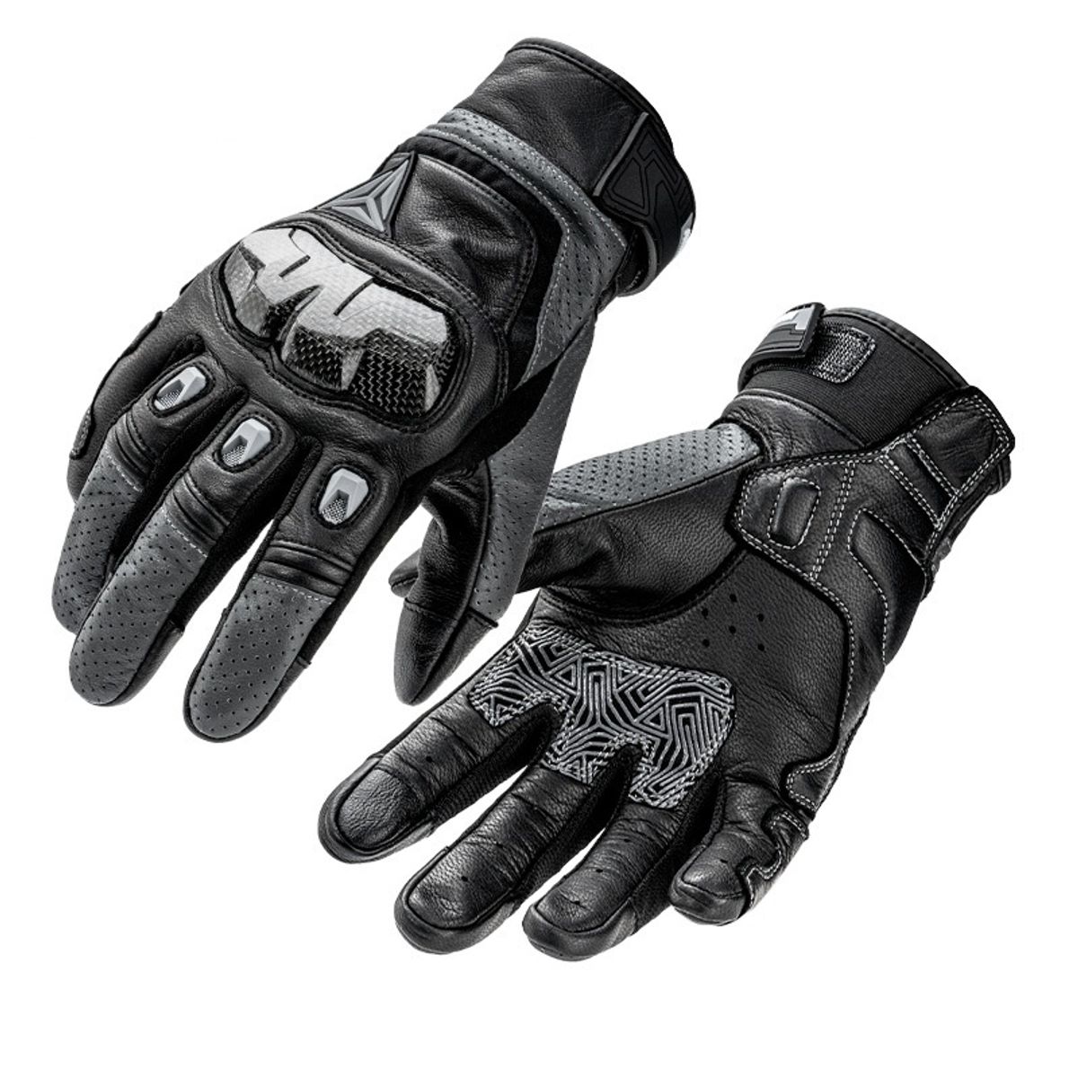 MOTOWOLF - Guantes De Cuero Motowolf 0305C Para Moto Táctiles Con Protección