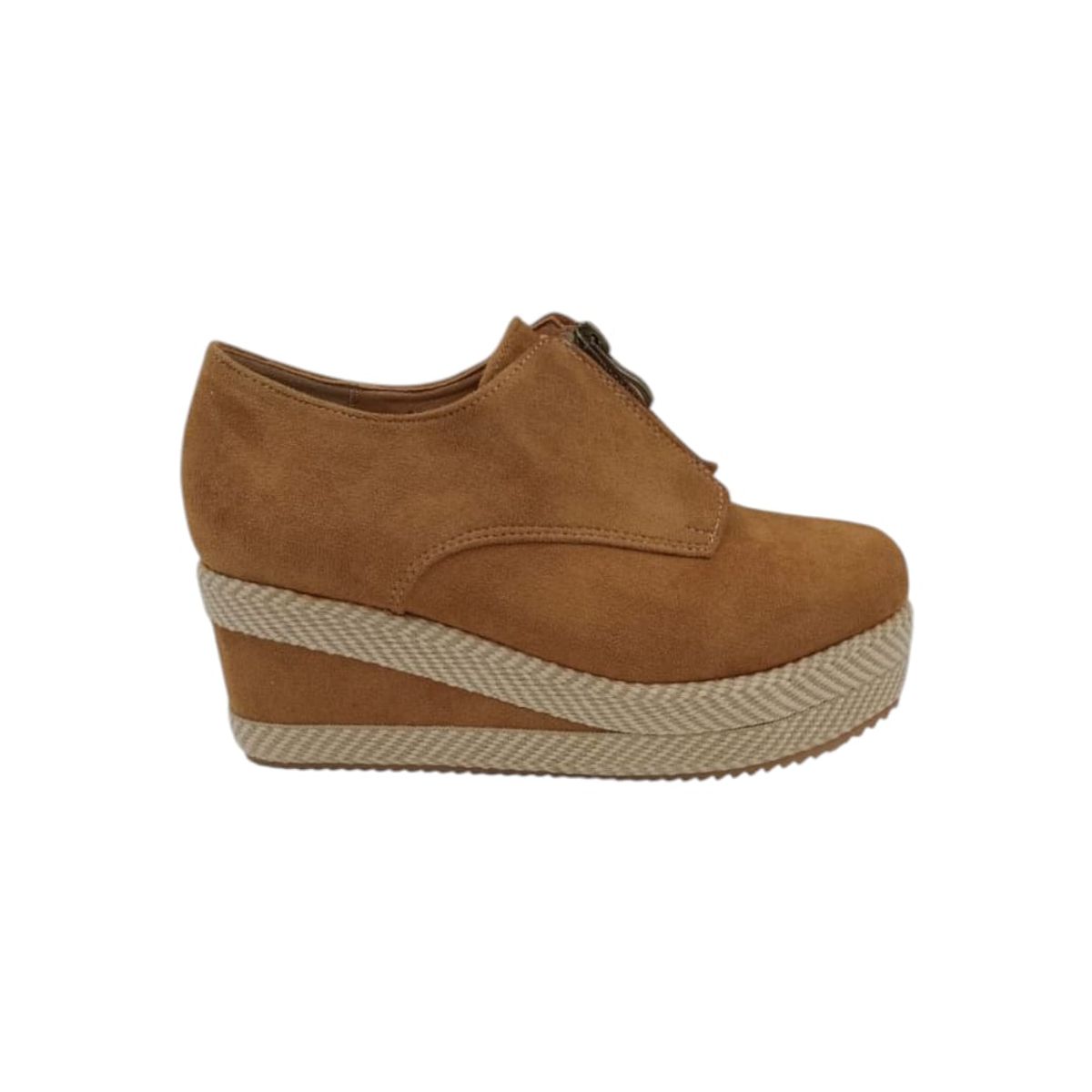 HERIEL - Zapato Panchita Camel Mujer