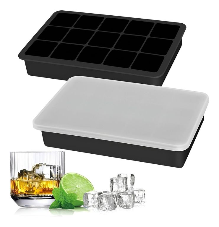 Cubetas Silicona Cubetera Silicona Cubetas Hielo Ctapa Hielera Silicona Cubeta Para Hielo de Cubo15c