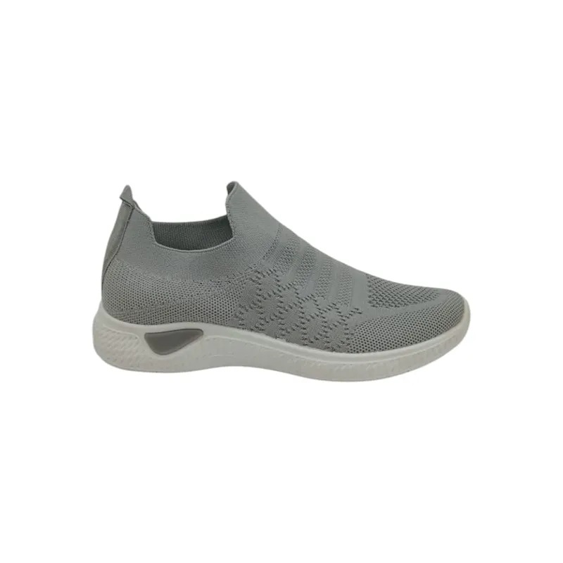 HERIEL - Zapatilla Gris Textil Mujer