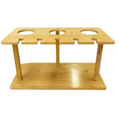 GENERICO - Organizador Estante Botellero Porta Vinos Y Copas Elegante