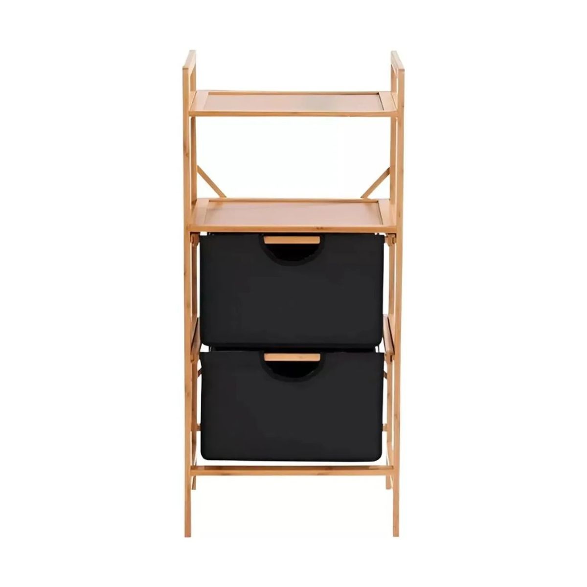 GENERICO - Estante Organizador Mueble Almacenamiento Con Cestas Negro