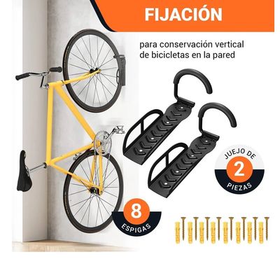 Imagen 2 del producto X3 Porta Bicicleta Para Pared Gancho Colgador Bicicleta
