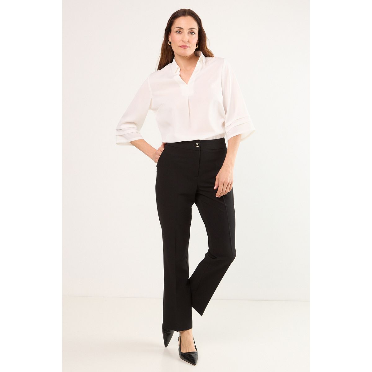 MA GRIFFE - Pantalon Mujer Negro Magriffe