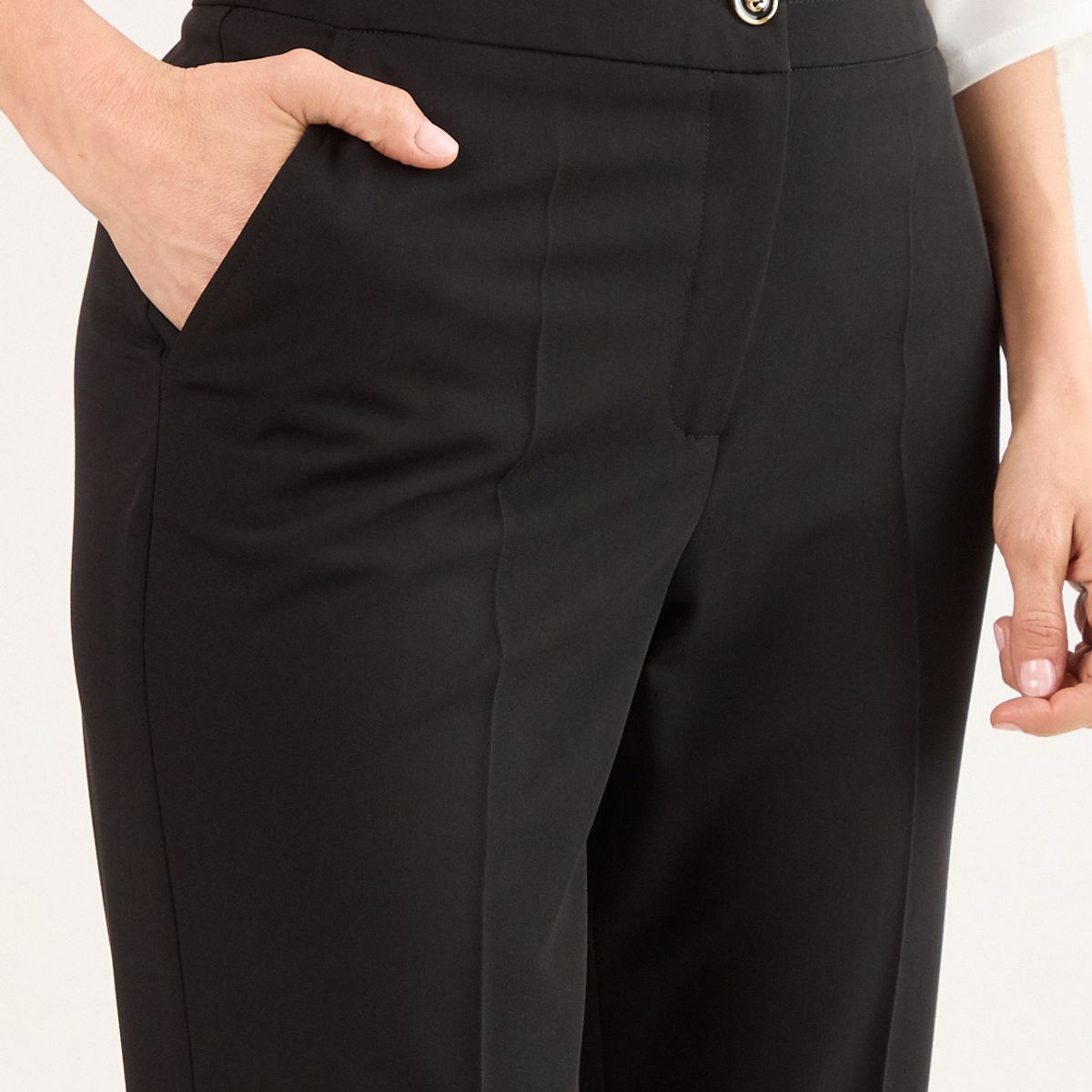 MA GRIFFE - Pantalon Mujer Negro Magriffe
