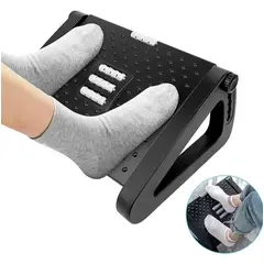 GENERICO - Apoya Pies Ergonómico Ajustable en 6 Niveles – Reposapiés Oficina