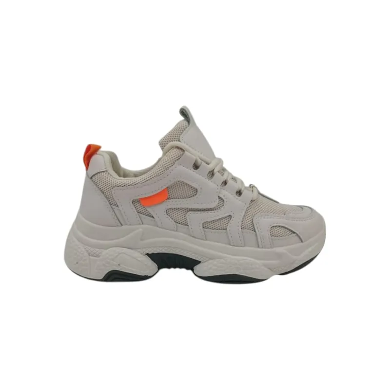 HERIEL - Zapatilla Beige Plataforma Mujer