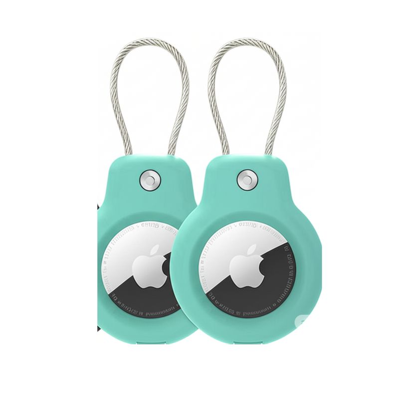 GENERICO - Funda Llavero Protector Para Airtag Apple Lock Case / 2 Pack