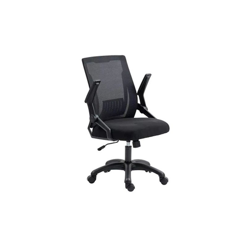 HOMER DESIGN - Silla ejecutiva Negra con respaldo de malla