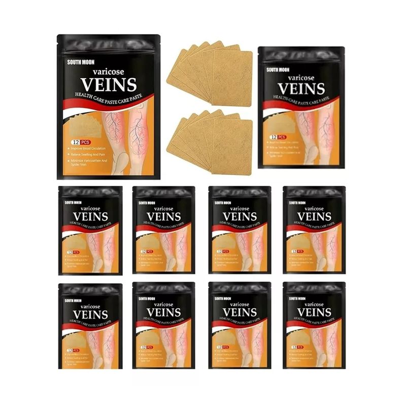 GENERICO - 120 Parche Pierna Para Tratamiento De Venas Varicosas Varices