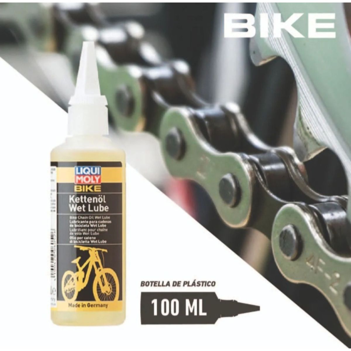 LIQUI MOLY - Lubricante Cadenas Bicicleta Ambiente Humedo Liqui Moly