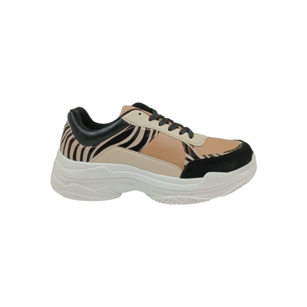 HERIEL - Zapatilla Rosa Print Plataforma Mujer