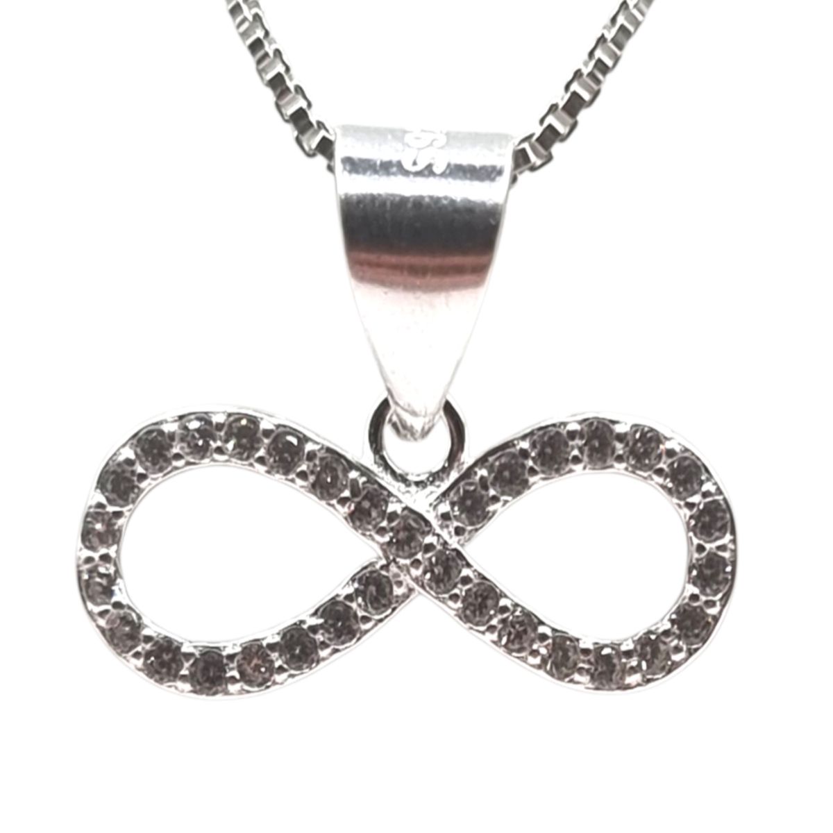 LK LUKSO - Collar Amor Infinito con Circones en Plata 925