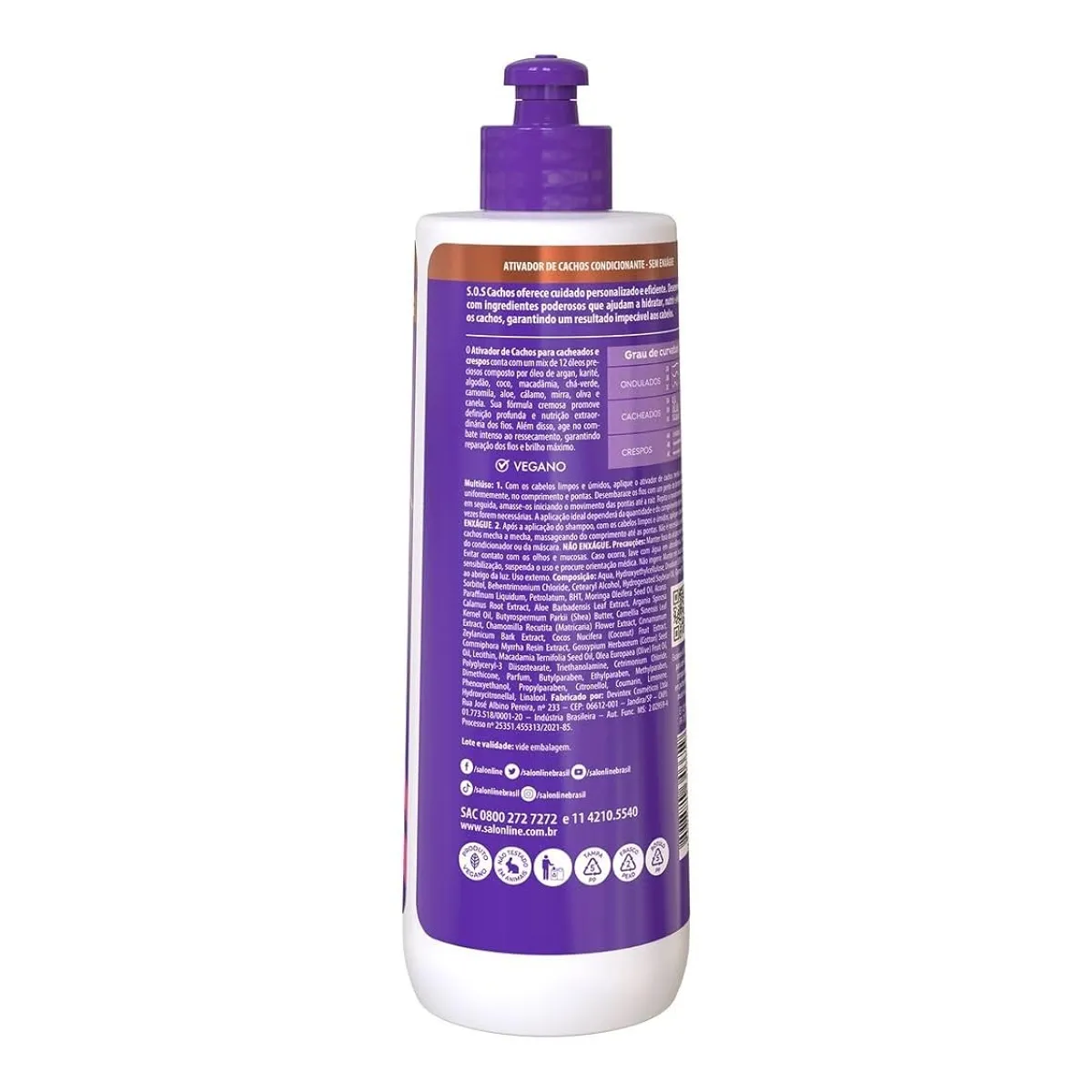 SALON LINE - SOS ACTIVADOR SUPER OLEOS NUTRITIVO 300ML SALON LINE