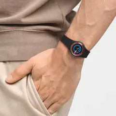 SWATCH - RELOJ SO28B706 CIRCLING BLACK UNISEX NEGRO