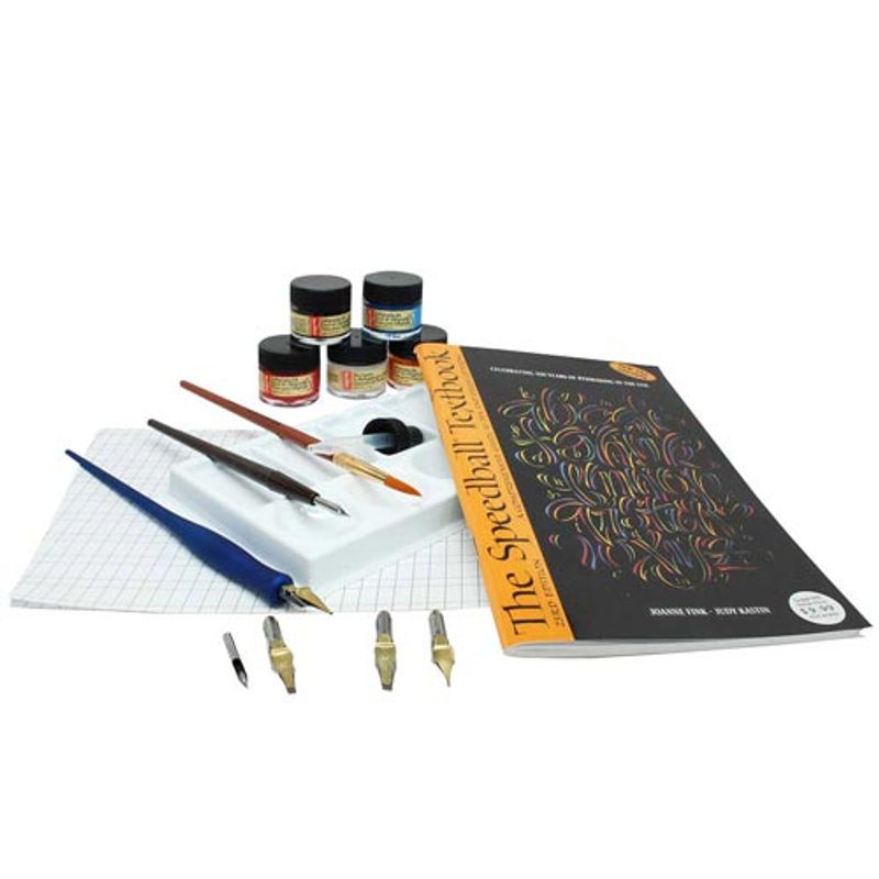 SPEEDBALL - Kit Deluxe De Plumillas Y Tintas Speedball