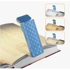 ATLAS - Luz Recargable Para Leer Libros azul