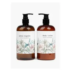 LOUNGE - Set Cuidado Corporal Mujer Floral Café