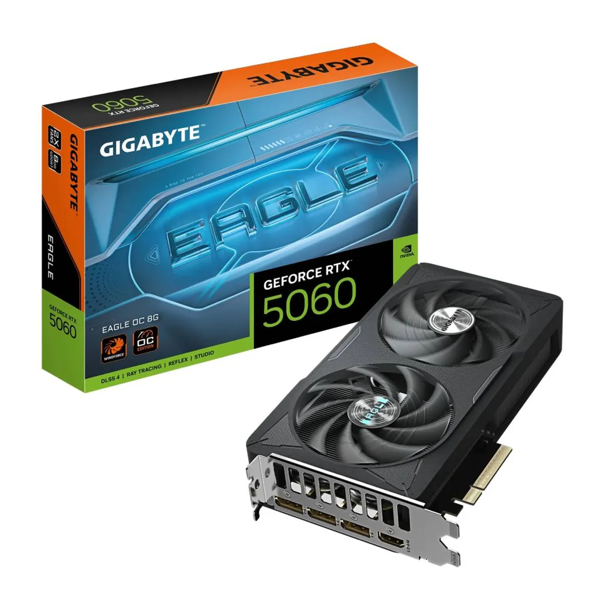 GIGABYTE - Tarjeta de Video Gigabyte RTX 5060 EAGLE OC 8GB GDDR7
