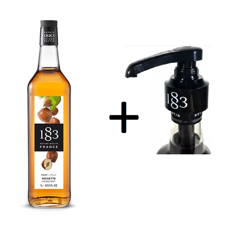 1883 MAISON ROUTIN - Syrup Routin 1883 Hazelnut 1000 Ml Con Dosificador