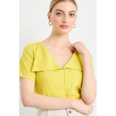 Imagen 2 del producto Blusas Manga Corta Mujer Amarillo