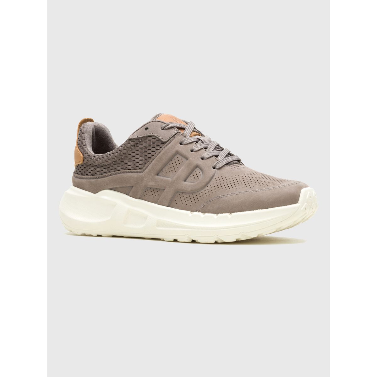 HUSH PUPPIES - Zapatilla Cuero Mujer Seventy8 Run Gris HUSH PUPPIES