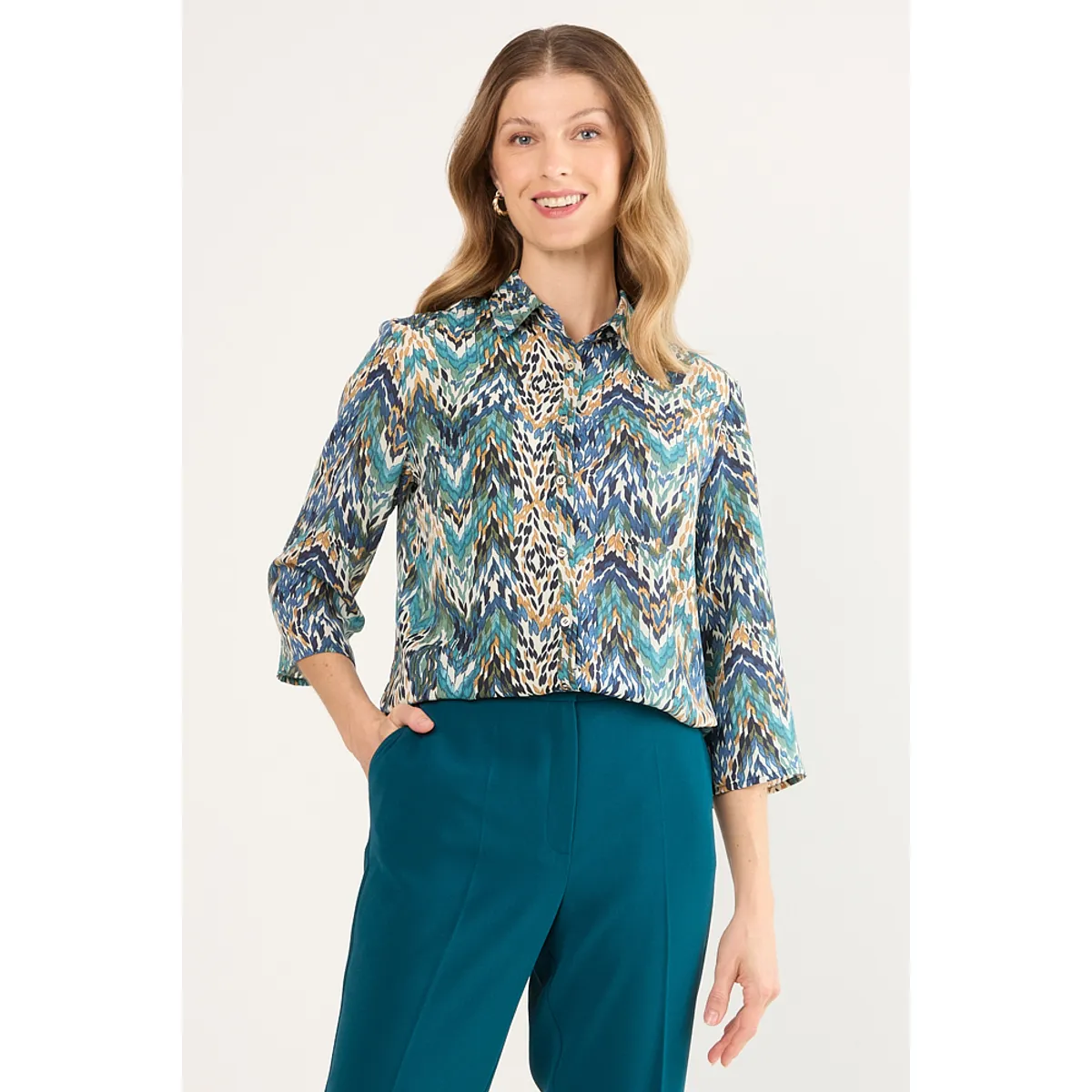 MA GRIFFE - Blusa Manga Larga Mujer Negro Magriffe